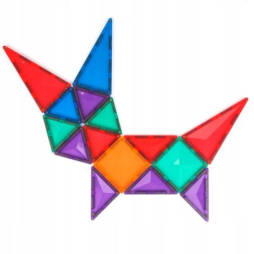 KLOCKI MAGNETYCZNE DUŻE konstrukcyjne Magtiles 32 na Arena.pl