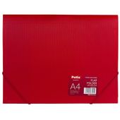 TECZKA NA GUMKĘ A4 CZERWONA PATIO 4003