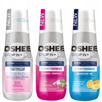3x SYROP OSHEE DROP IN 500ML ELEKTROLITY WITAMINY MINERAŁY DO SATURATORA