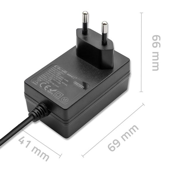 Qoltec Ładowarka Super FAST PD do Raspberry PI 5 USB-C 27W 5.1V 5A Czarna zdjęcie 9