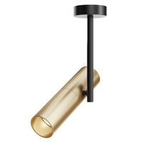 Punktowa sufitowa lampa Elti C020CL-01GB tuba złota