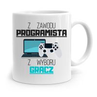 Kubek Informatyka Programisty Z Wyboru Gracz Z Nadrukiem Ze Zdjęciem