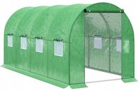 MOCNY TUNEL FOLIOWY OGRODOWY SZKLARNIA 4x2m JAKOŚĆ 8m2 PREMIUM