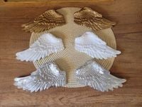 Skrzydła gipsowa skrzydełka dekor dekoracja
