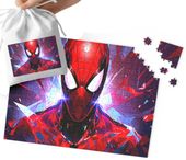 PUZZLE - SPIDER MAN WZORY Z BAJEK I GIER PREZENT DLA DZIECI 110EL +WORECZEK