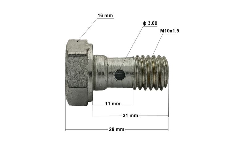SR-10 Śruba drożna M10x1,5 zdjęcie 2