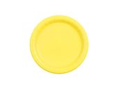 Talerzyki papierowe Basic żółte, 18 cm 6 szt.
