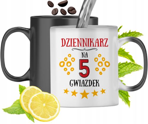 Dla Dziennikarza Kubek Magiczny Na Prezent Z Nadrukiem Ze Zdjęciem na Arena.pl