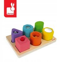 Sensoryczna układanka Kształty i dźwięki JANOD 12 mc+