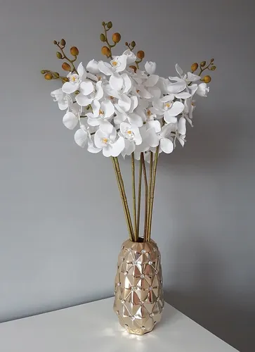 STORCZYK SZTUCZNY BIAŁY ORCHIDEA POJEDYNCZA GAŁĄZKA 90 cm na Arena.pl