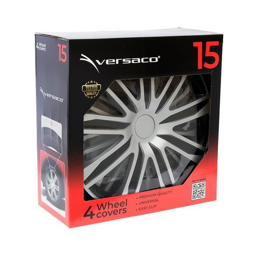 Kołpaki RAZE silver / black 15", 4 szt. na Arena.pl