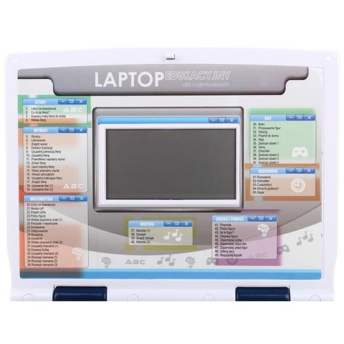 Laptop Edukacyjny dla Dzieci 65 Programy Litery na Arena.pl