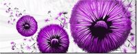 100CM 40CM OBRAZ ŚCIENNY FIOLETOWE DMUCHAWCE DRUK