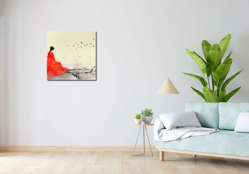 Obraz 60x60cm Diva Na Gałęzi na Arena.pl