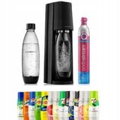 Saturator do wody gazowanej SodaStream Terra + syrop koncentrat do wyboru
