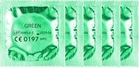 Zielone Prezerwatywy Amor Green - 5 Szt.