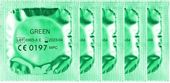 Zielone Prezerwatywy Amor Green - 5 Szt.