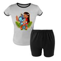 Krótka Piżama dziecięca Lilo i Stich