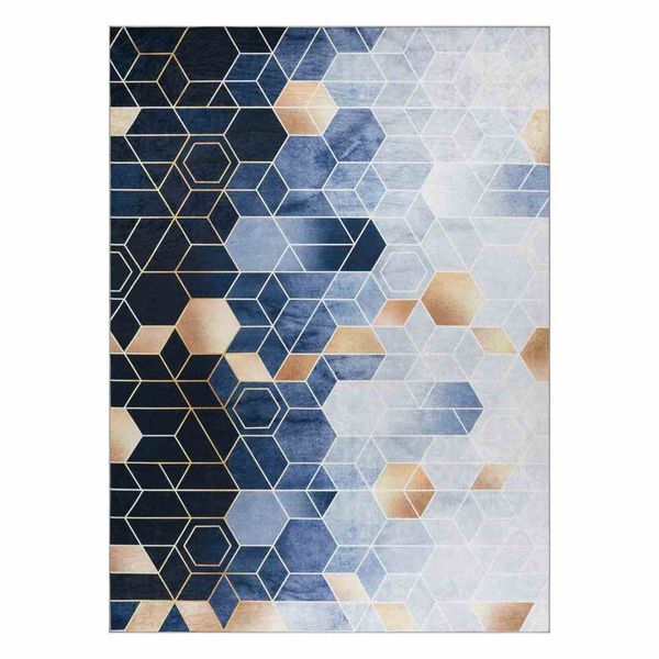 RUG/LU/ARLEN/CUBE/BLUE/160x220 zdjęcie 1