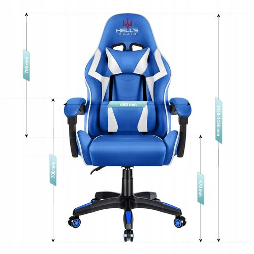 FOTEL GAMINGOWY DLA GRACZA BIUROWY HELL'S na Arena.pl