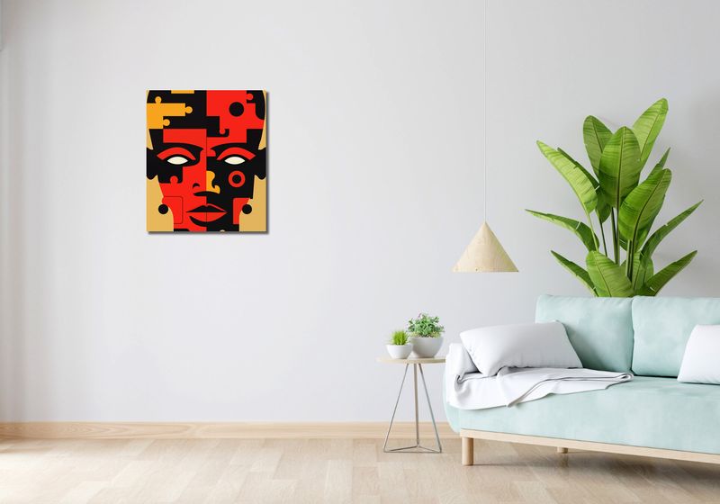 Obraz 50x60cm Puzzle Tożsamości zdjęcie 2