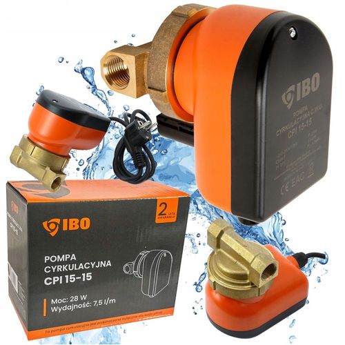 POMPA CYRKULACYJNA OBIEGOWA CWU DO WODY Z KABLEM ENERGOOSZCZĘDNA CPI 15-15 na Arena.pl