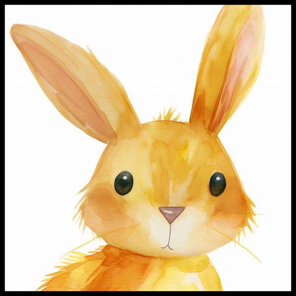 Plakat 60x60cm Słodki Zajączek zdjęcie 2