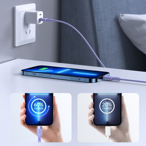 Kabel USB PD - Lightning 1,2m 2,4A Joyroom Liquid na Arena.pl
