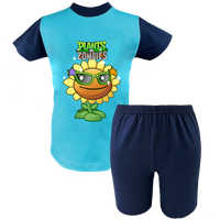 Krótka Piżama dziecięca Plants vs Zombie