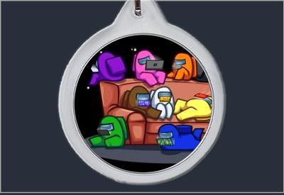 Brelok do kluczy Among Us zdjęcie 1