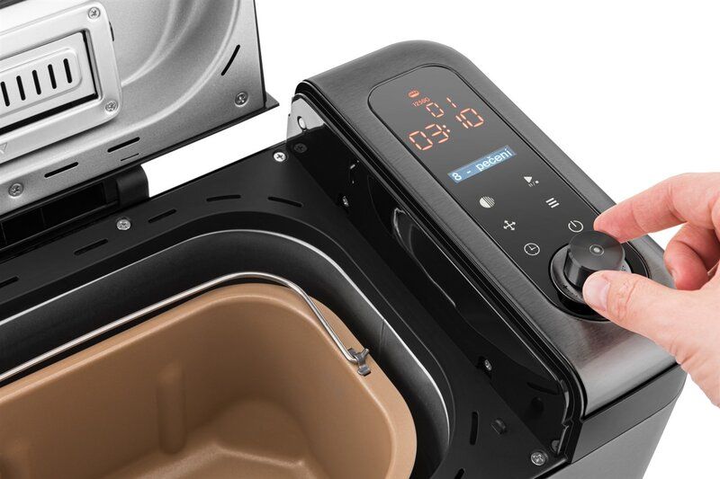 Wypiekacz do chleba Eta Duplica II 1,5kg 850W 2 haki 24 PROGRAMY zdjęcie 5