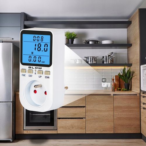WATOMIERZ LICZNIK ENERGII POBORU PRĄDU MIERNIK ELEKTRONICZNY WOLTOMIERZ 16A na Arena.pl