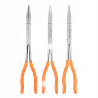 NEO ZESTAW 3 SZTUK SZCZYPCE Z PODWÓJNYM PRZEGUBEM CrV 33cm NEO TOOLS 01-293