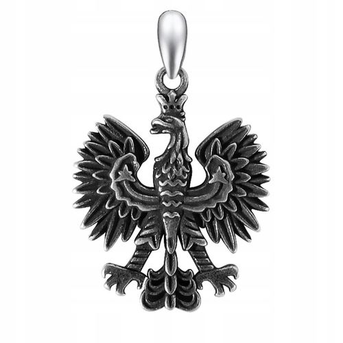 Srebrny Wisiorek Zawieszka Męska Orzeł Srebro Próba 925 na Arena.pl