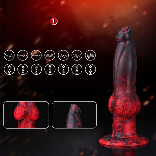 Analne Dildo Wibrujące z pilotem,7 trybów stymulacji Kontrola aplikacji APP na Arena.pl