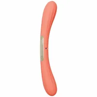 lelo boomerang podwojny wibrator coral red - wodoodporny, 16 trybow