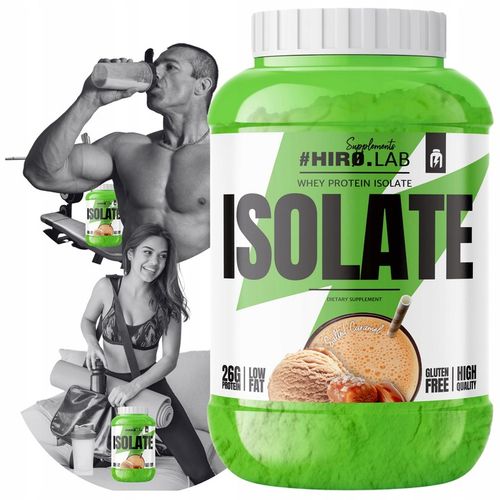 Izolat Białka BIAŁKO 1800 g wpi iso Whey Protein Isolate SŁONY KARMEL HIRO na Arena.pl