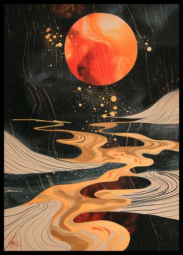 Plakat 42x59,4cm Planetarny Taniec na Arena.pl
