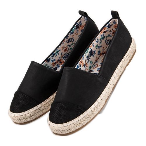 Czarne lekkie espadryle r.40 na Arena.pl