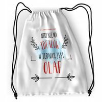 Plecak Dla Olafa Sportowy Szkolny Worek Torba Z Nadrukiem Ze Zdjęciem