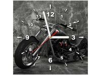 30X30CM ZEGAR CHOPPER OBRAZ DREWNO