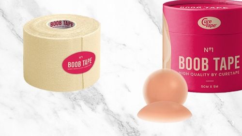 TAŚMA MODELUJĄCA PODNOSZĄCA BIUST Z NASUTNIKAMI BOOB CURETAPE 5CMX5M BEŻOWY na Arena.pl