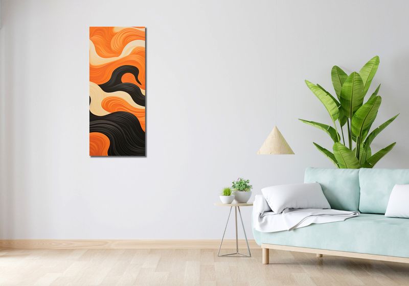 Obraz 40x100cm Dzień spotyka Noc zdjęcie 2