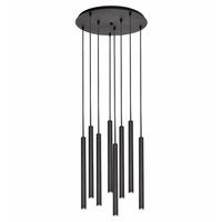 Minimalistyczna wisząca lampa LED Roll 11174802 Kaspa 33,6W 3000K czarna