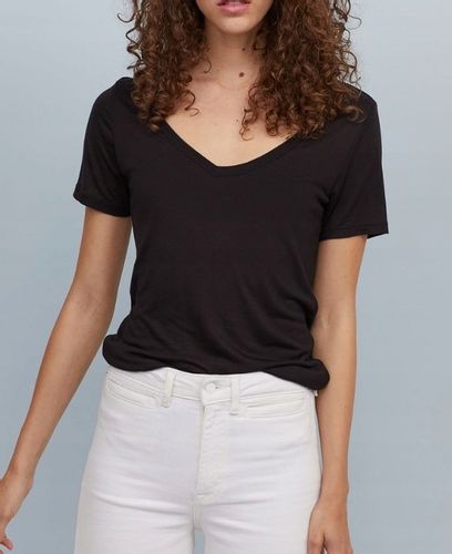 Bluzka Cienki T-shirt Dżersejowy Top H&M r.XS na Arena.pl