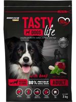 Tasty Dogs Life z wołowiną 3 kg (średnie i duże)