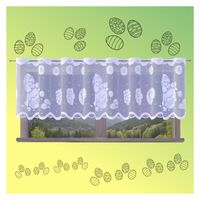 Firana Biały Kurczaczek wys 50 cm 🔲 DomoweTekstylia WN2BK3 050 | Wielkanoc