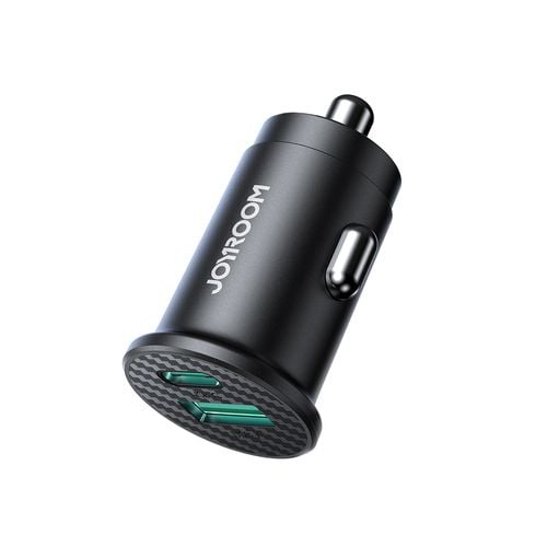 ładowarka samochodowa mini 15w usb-a usb-c - czarna na Arena.pl
