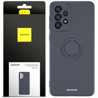 ETUI SILIKONOWE SPACECASE RING CASE OBUDOWA DO GALAXY A33 5G + SZKŁO