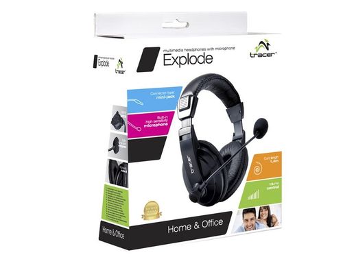 Słuchawki TRACER EXPLODE BLACK na Arena.pl